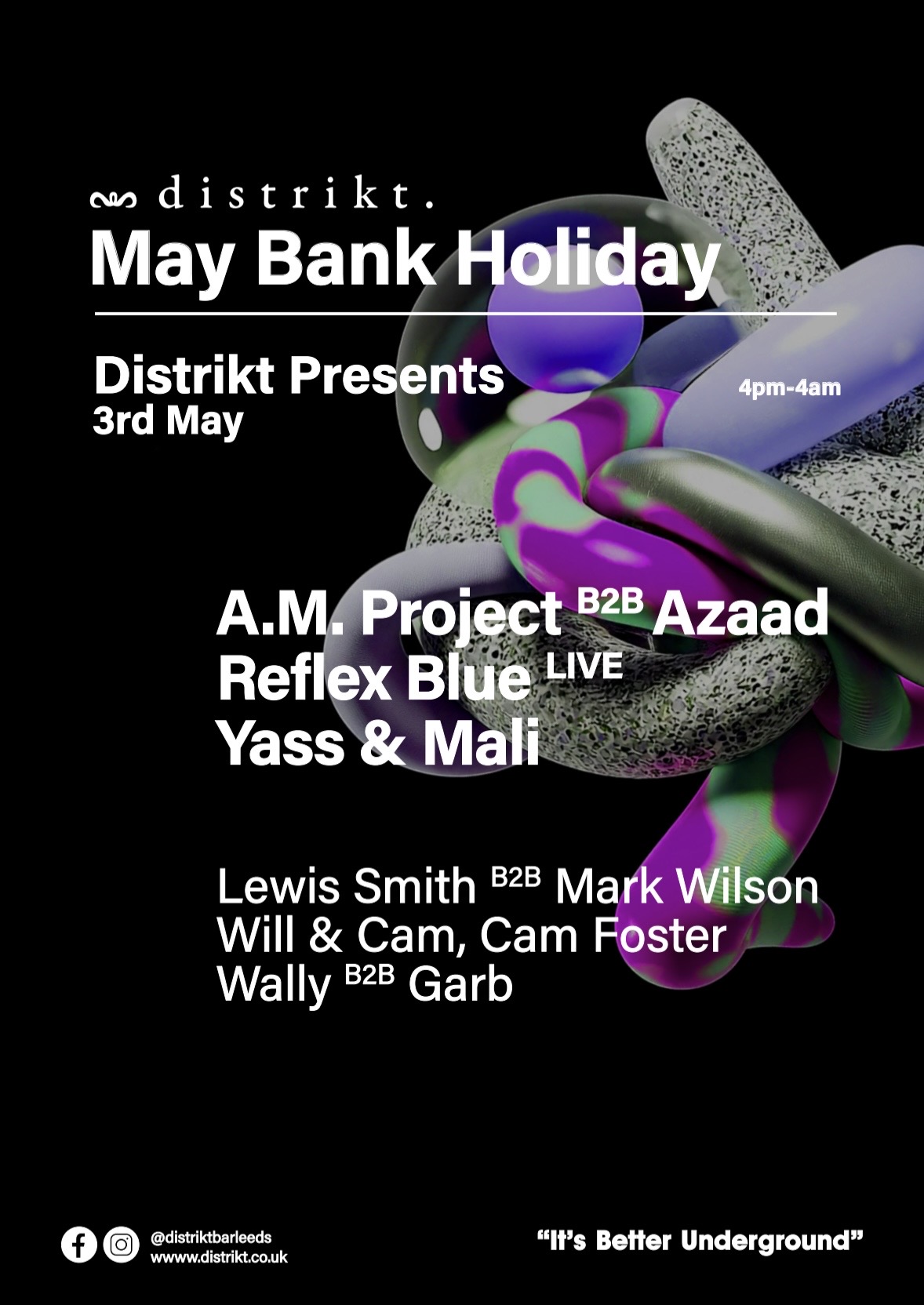 A.M. Project B2B AZAAD poster