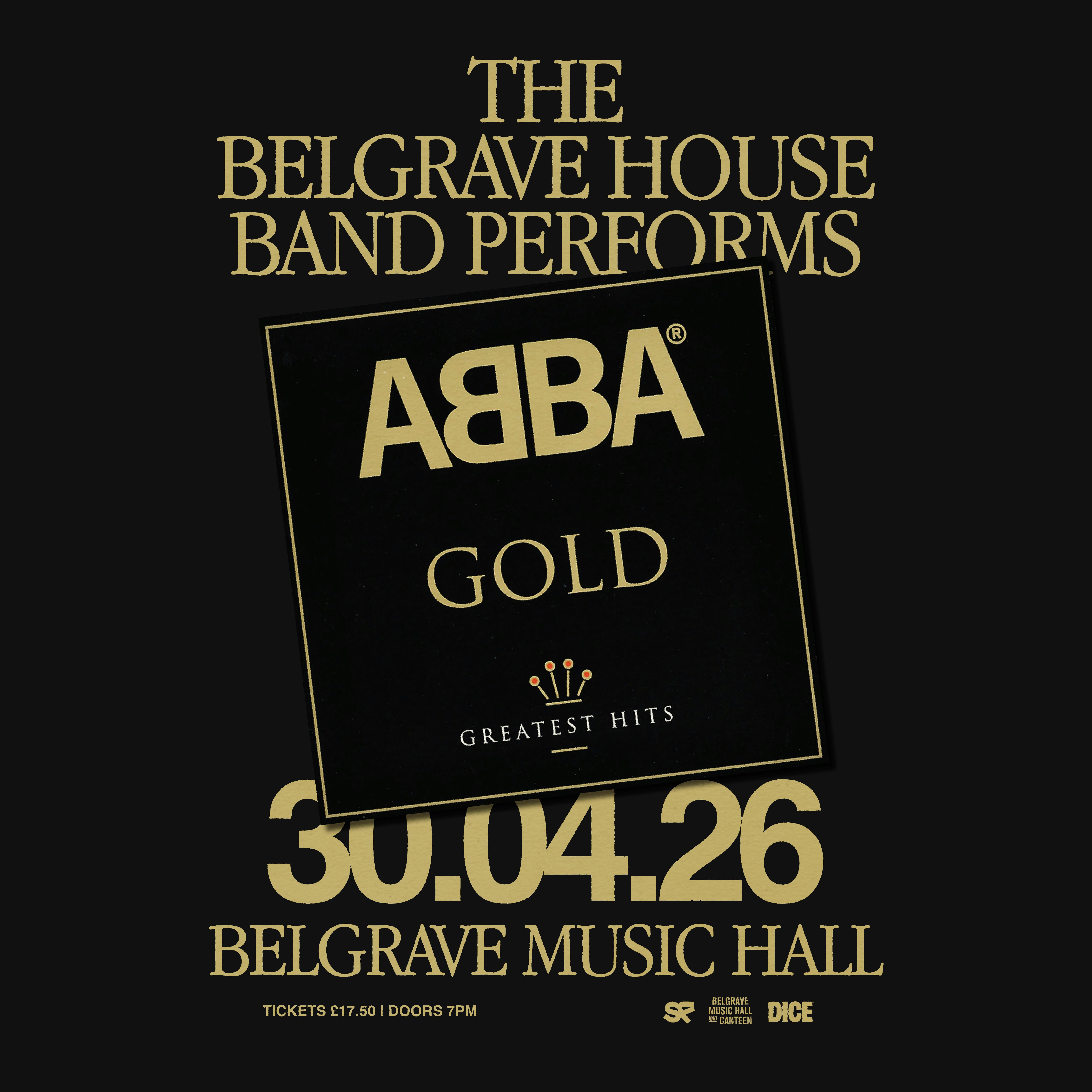 The Belgrave House Band performs Abba's Gold poster