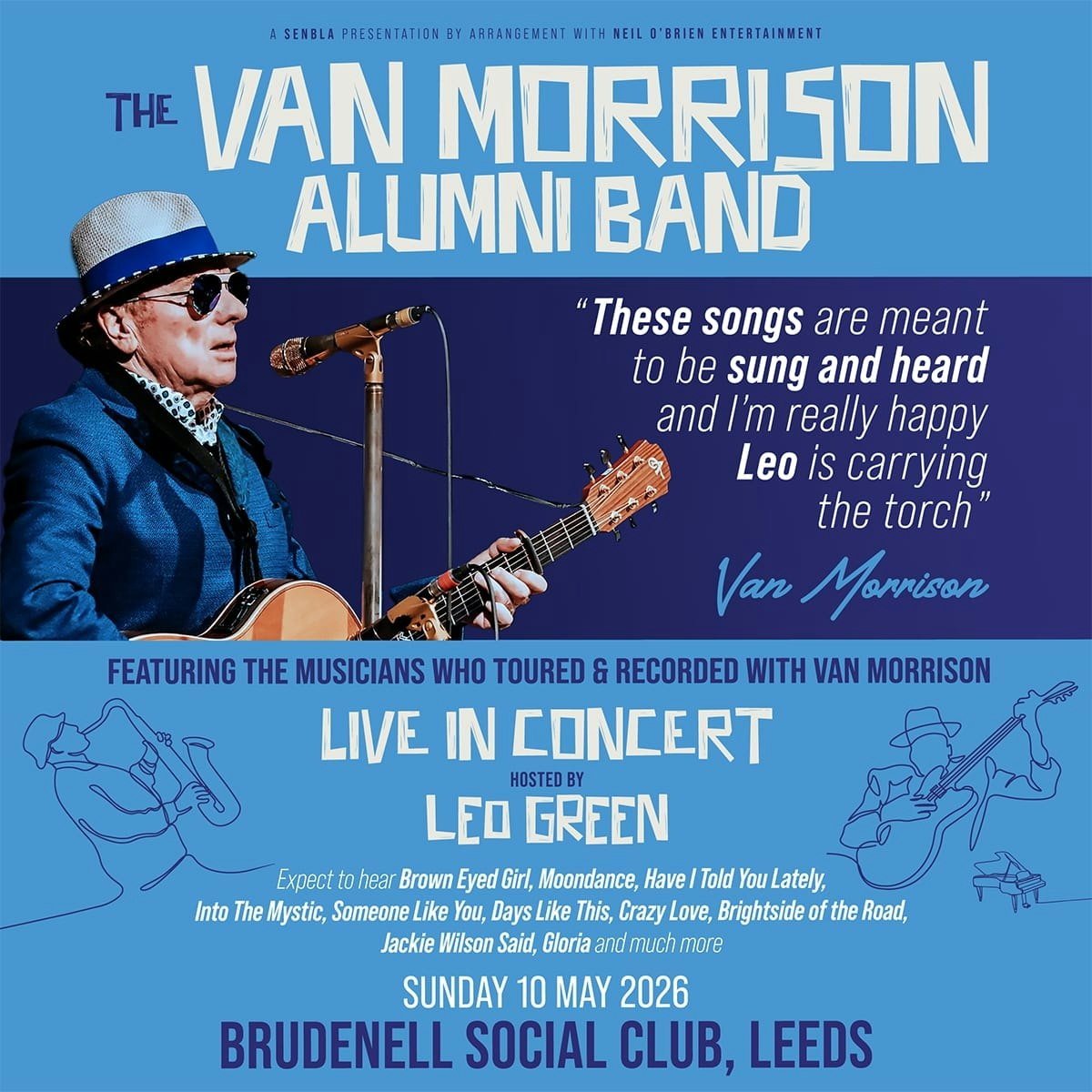 The Van Morrison Alumni Band poster