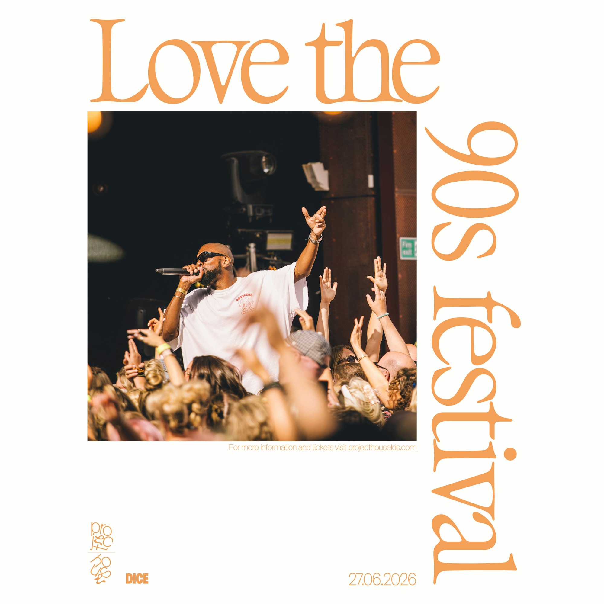 Love the 90s Festival poster