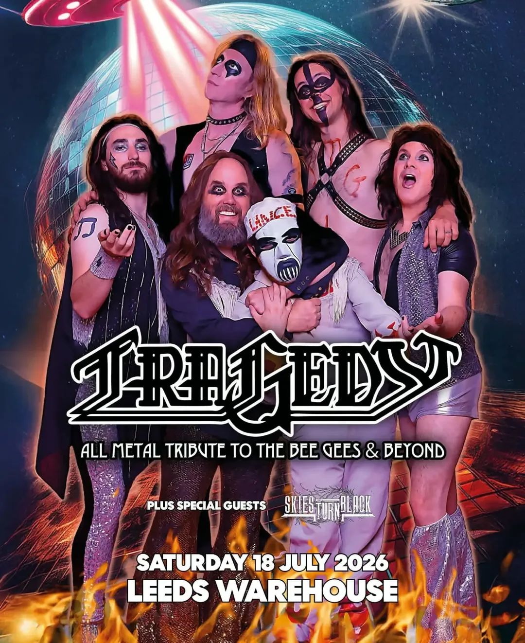 Tragedy: All Metal Tribute to the Bee Gees: Skies Turn Black poster