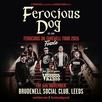 FEROCIOUS DOG / Voodoo Radio poster