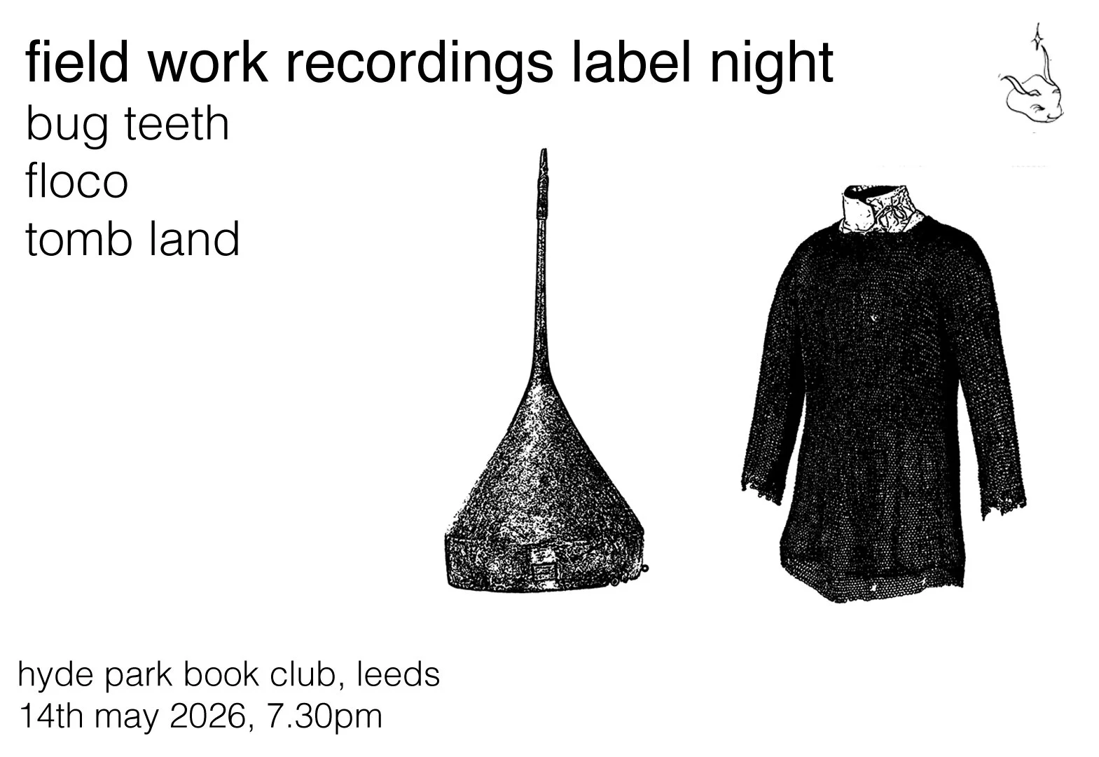 Field Work Recordings Label Night #1 poster