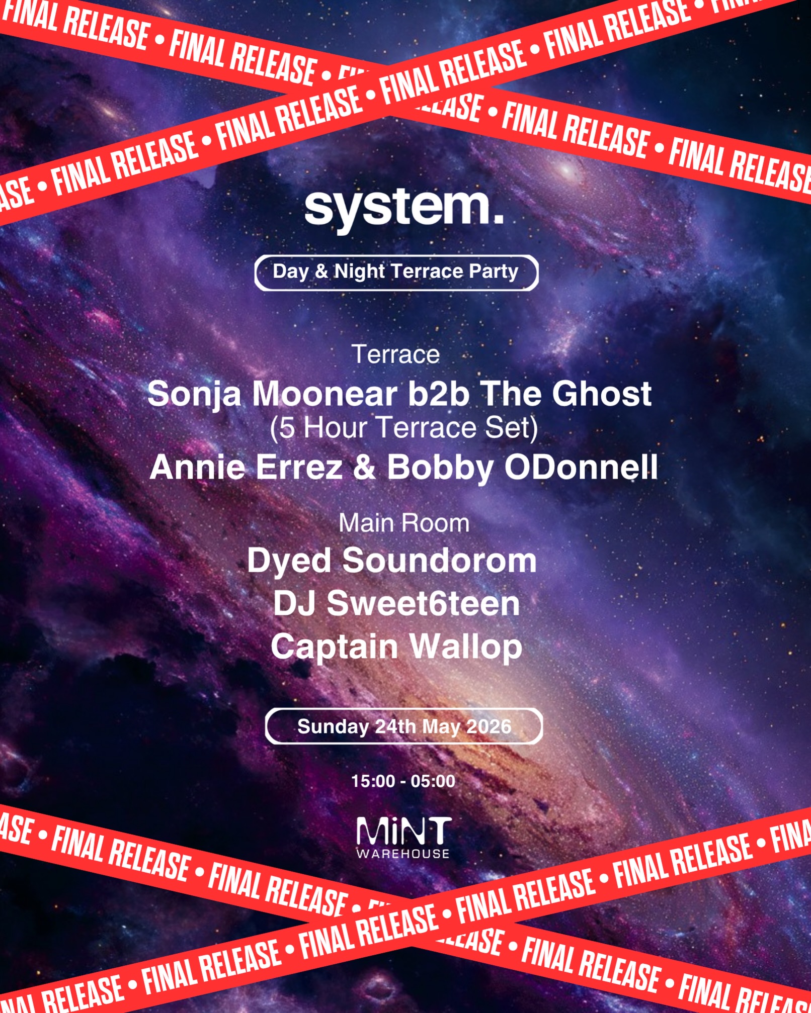 system Terrace Party poster