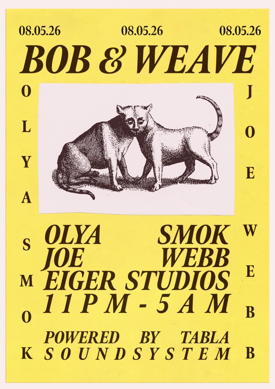Bob and Weave poster