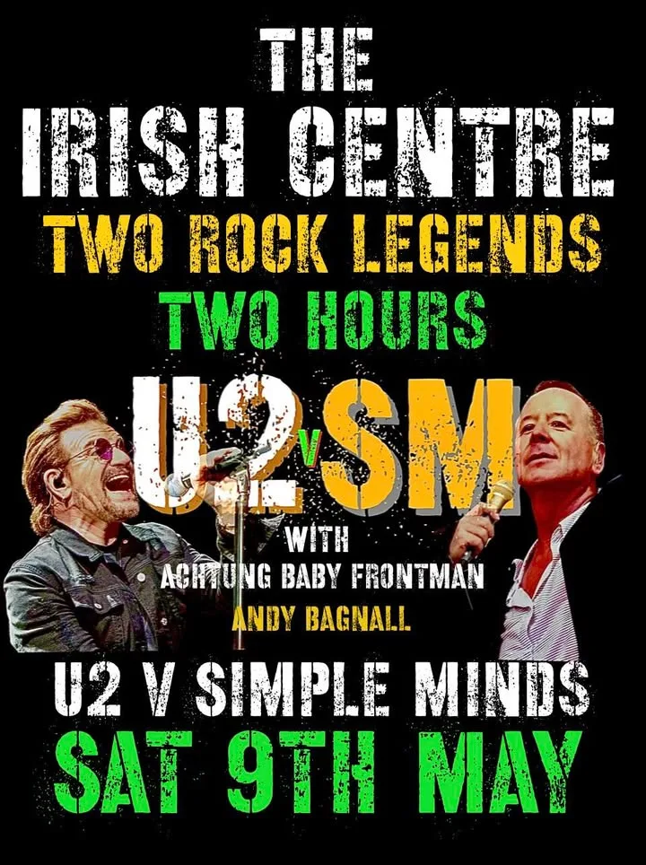 Simple Minds/ U2 Show poster