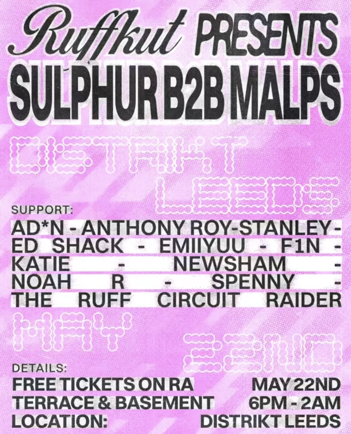 Ruffkut presents poster