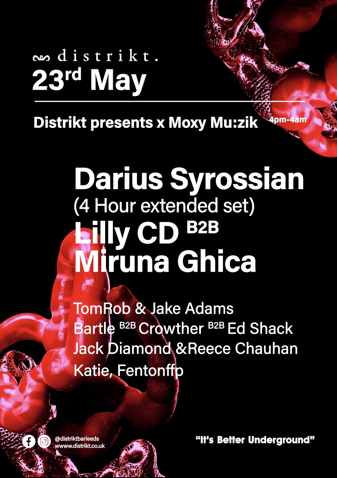 Moxy Mu:zik x Darius Syrossian poster