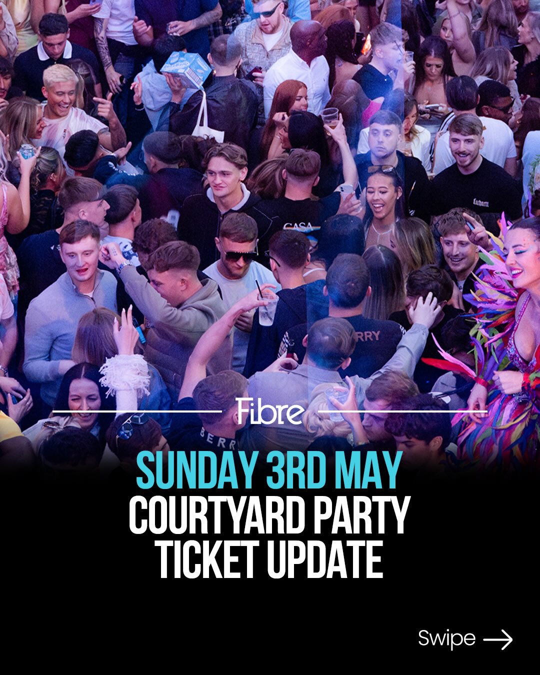 Courtyard Party: Fibre Courtyard Party poster