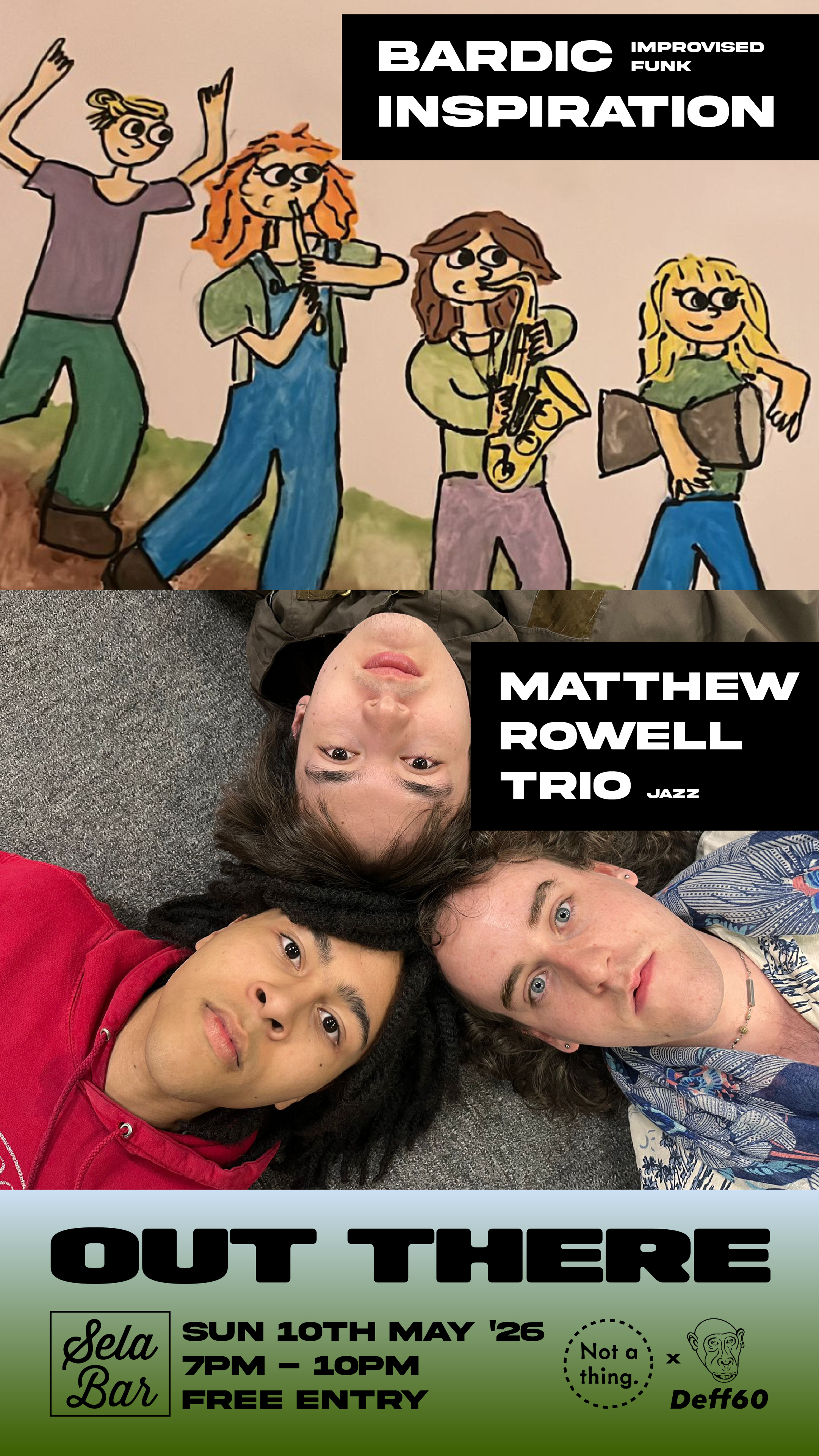 Out There: Bardic Inspiration / Matthew Rowell Trio poster