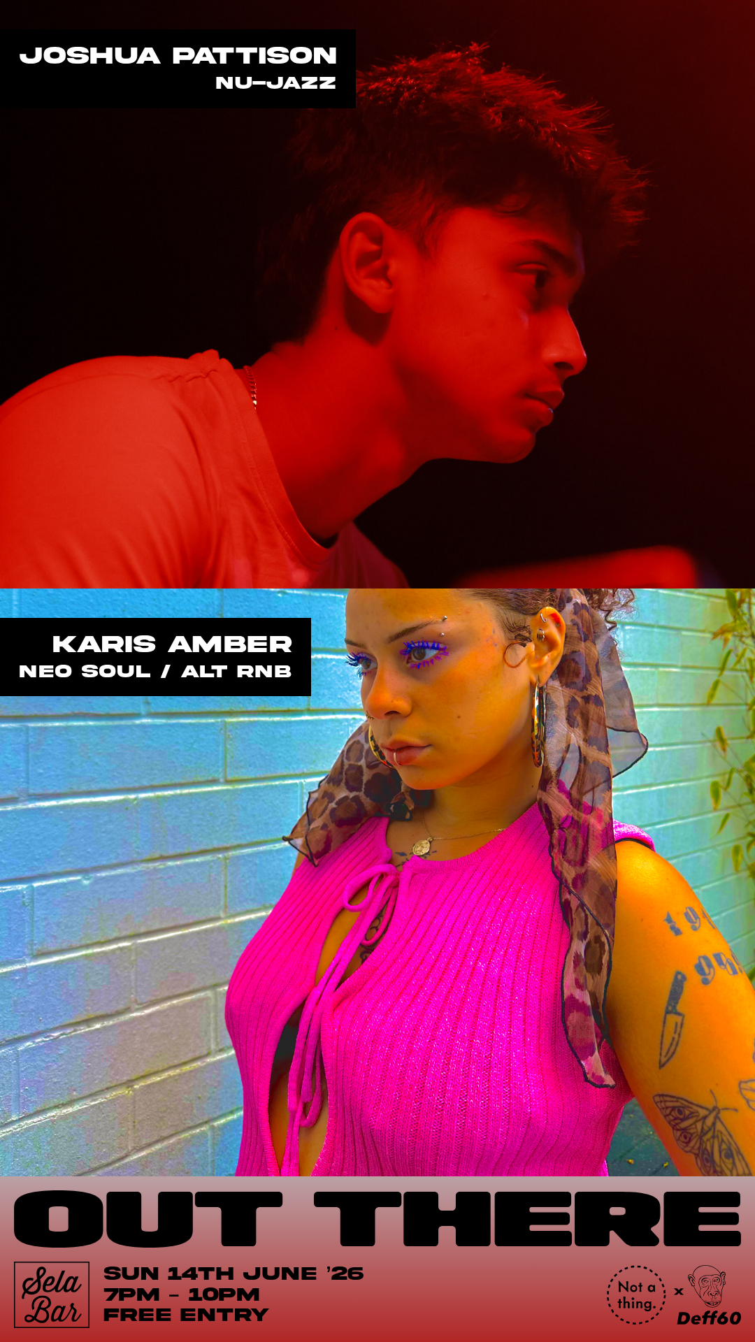 Out There: Joshua Pattison / Karis Amber poster