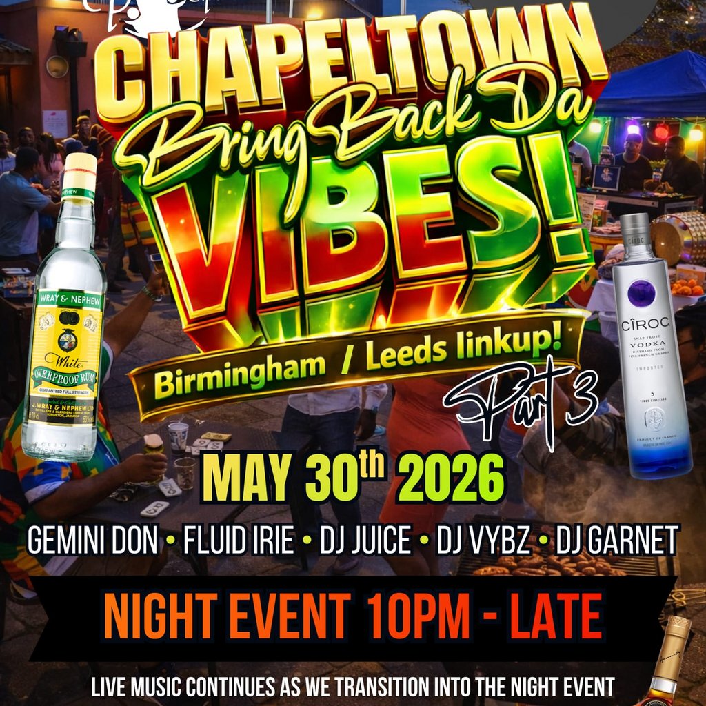 Bring Back Da Chapeltown Vibes poster