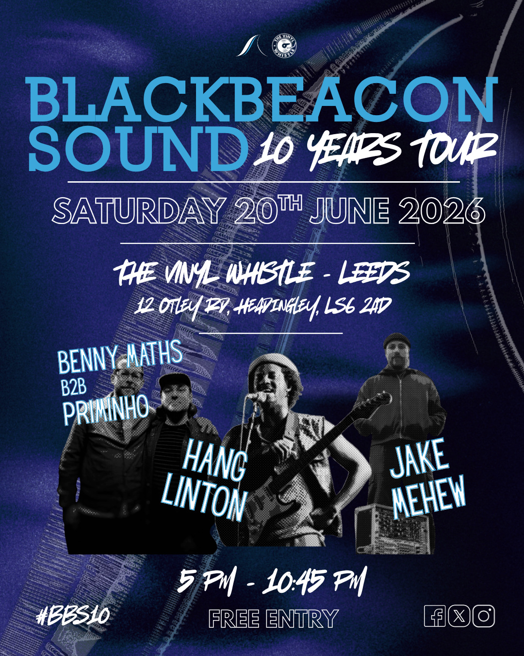 Blackbeacon Sound 10 Years Tour poster