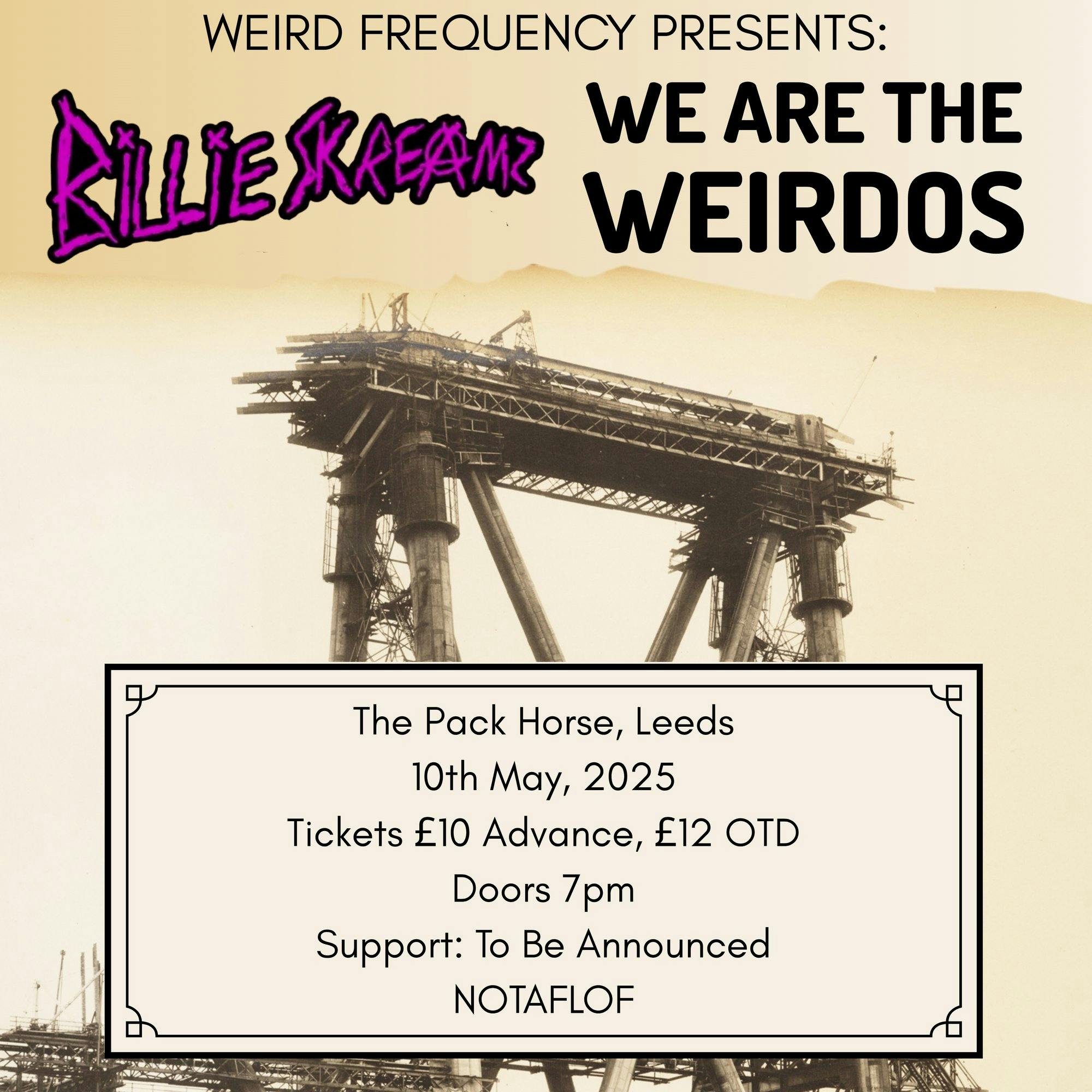 WATW & Billie Skreamz-Leeds poster