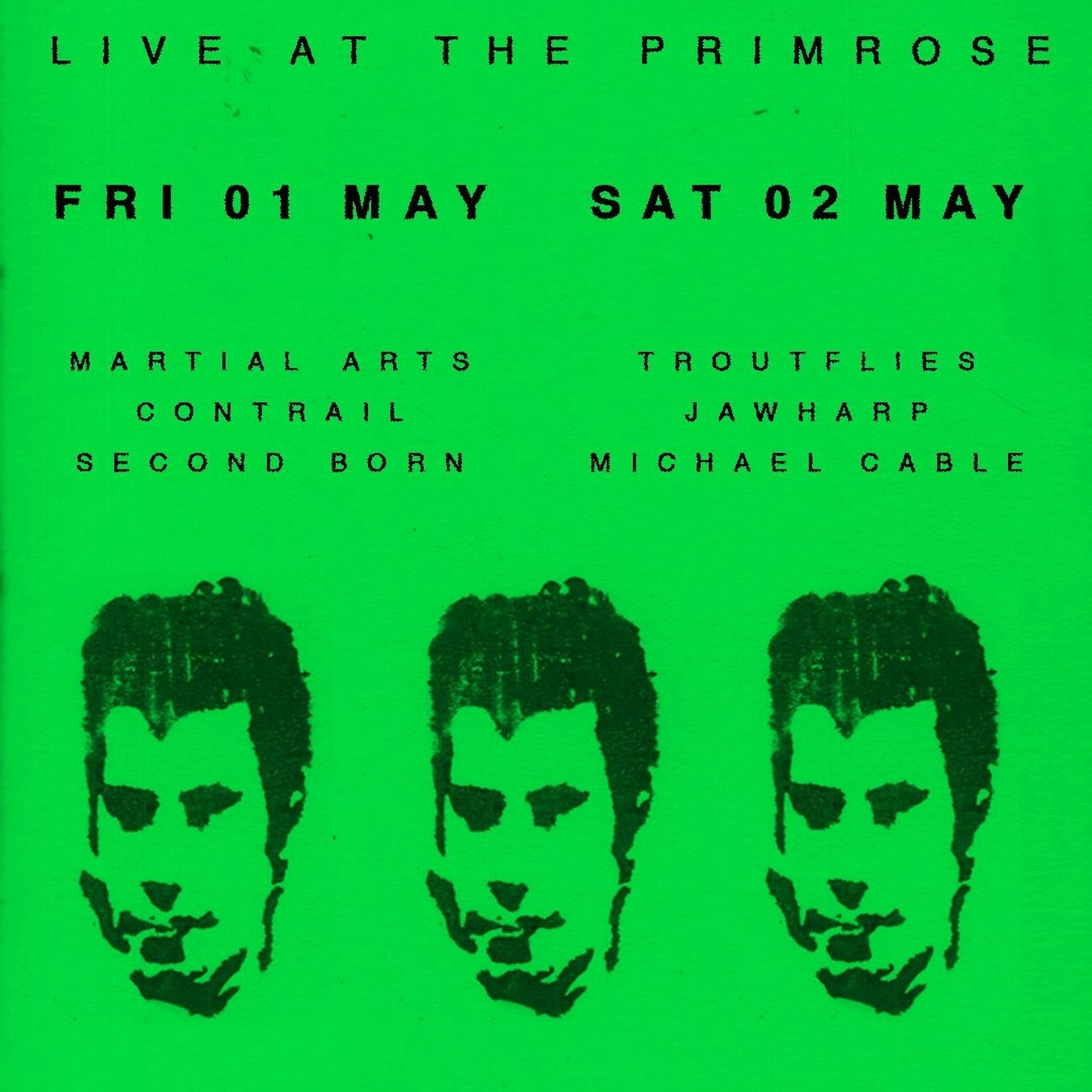 Live at the Primrose: Martial Arts / Contrail / Second Born poster