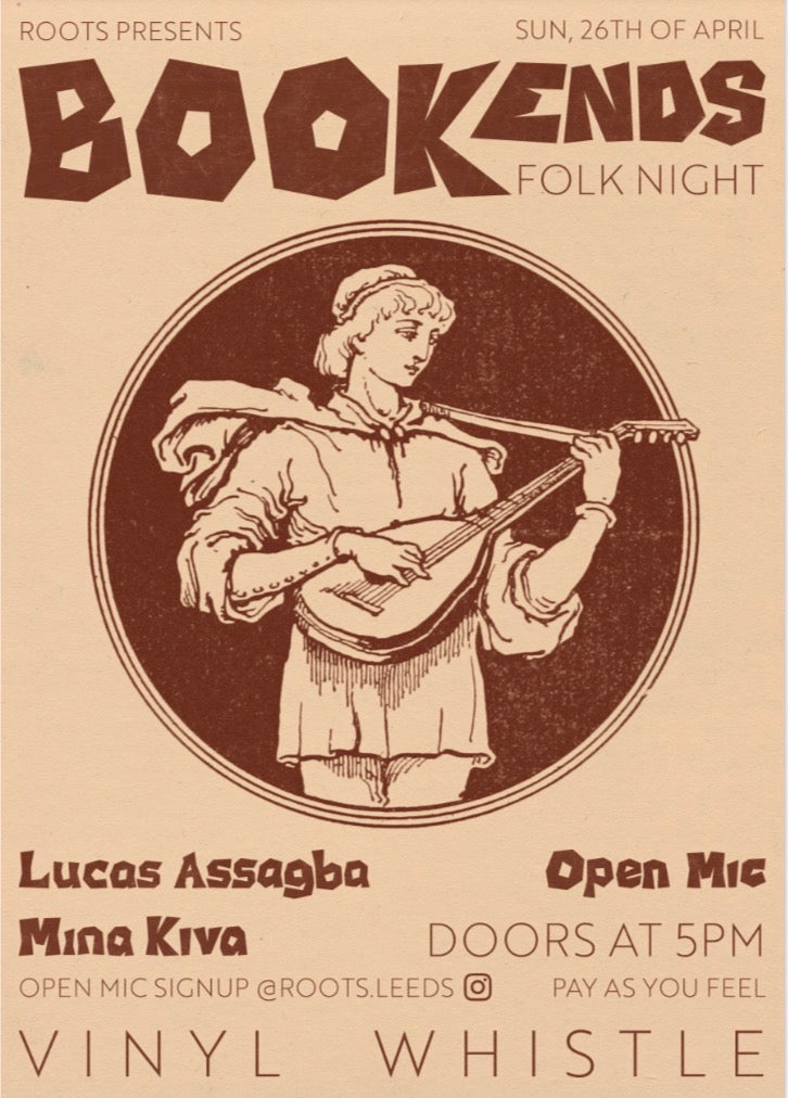 Bookends Folk Night poster