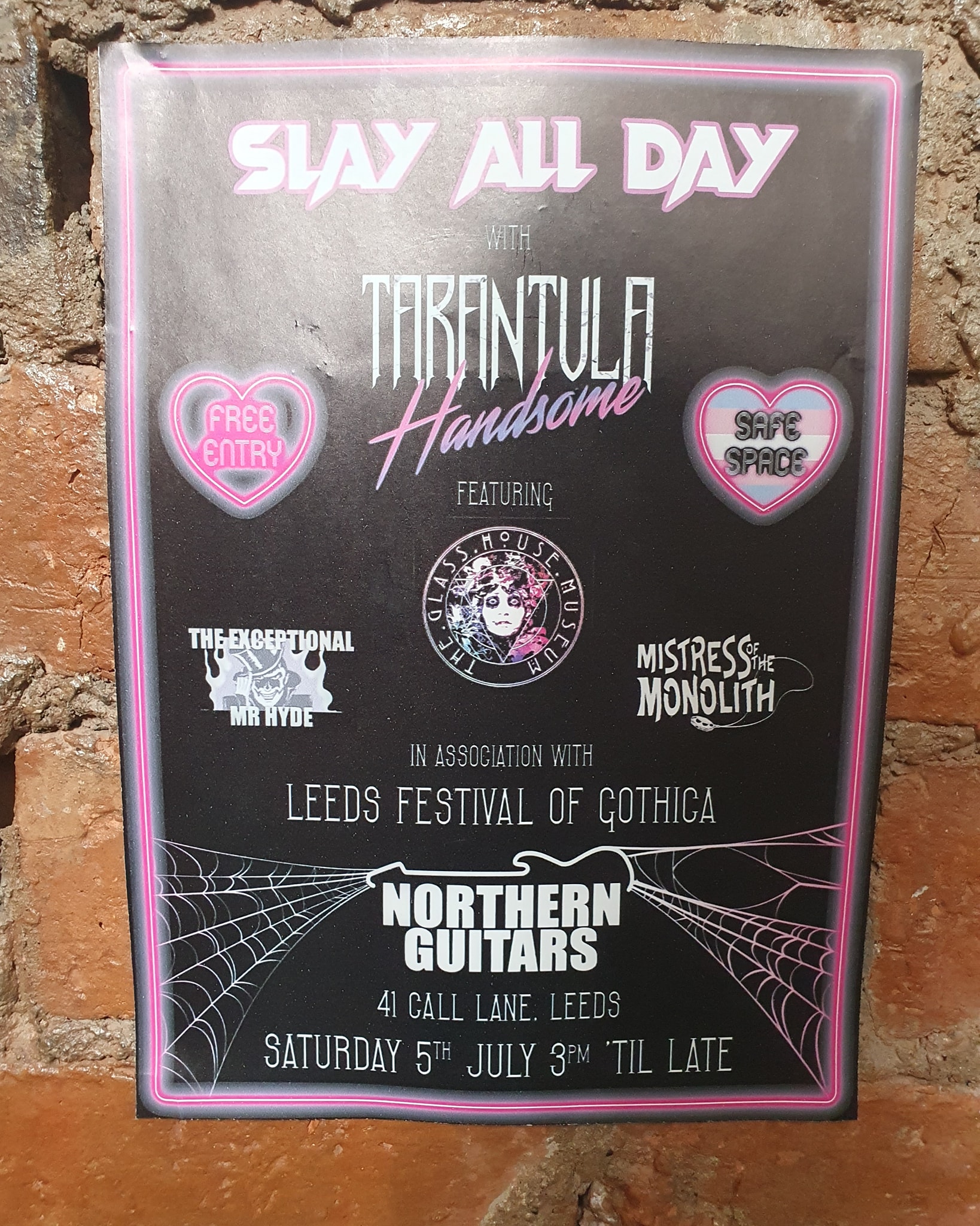 Slay All Day with Tarantula Handsom poster