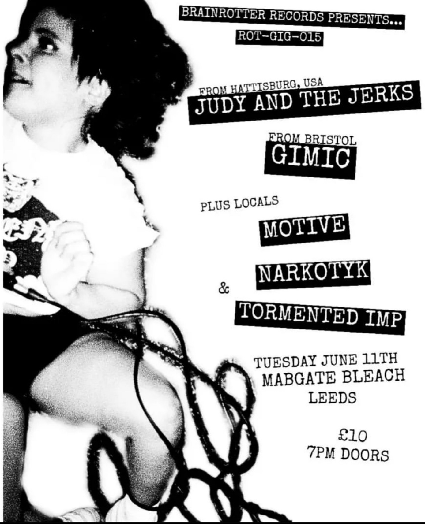 Judy and the Jerks / Gimic / Motive / Narkotyk / Tormented Imp poster
