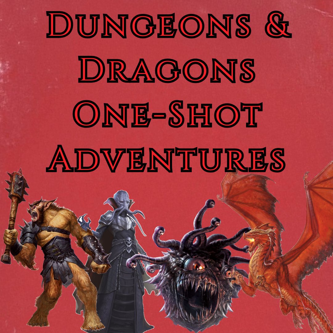 Dungeons / Dragons One-Shot Adventures poster