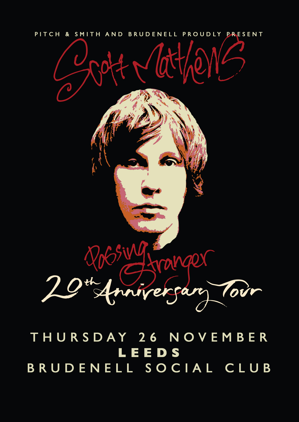 Passing Stranger 20th Anniversary Tour poster