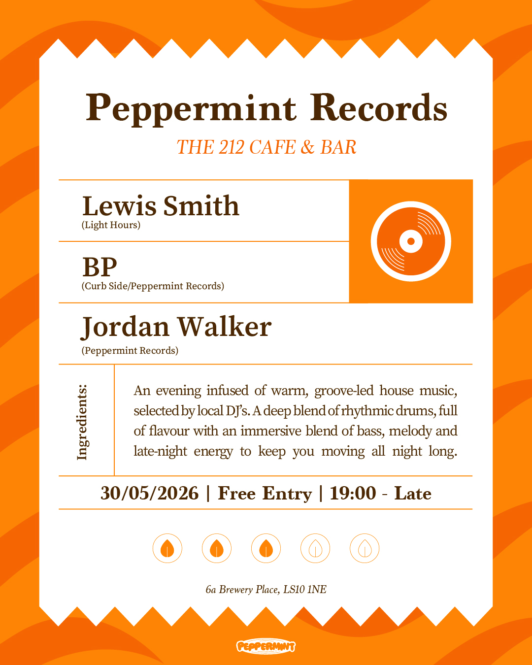 Peppermint Records w/Lewis Smit poster