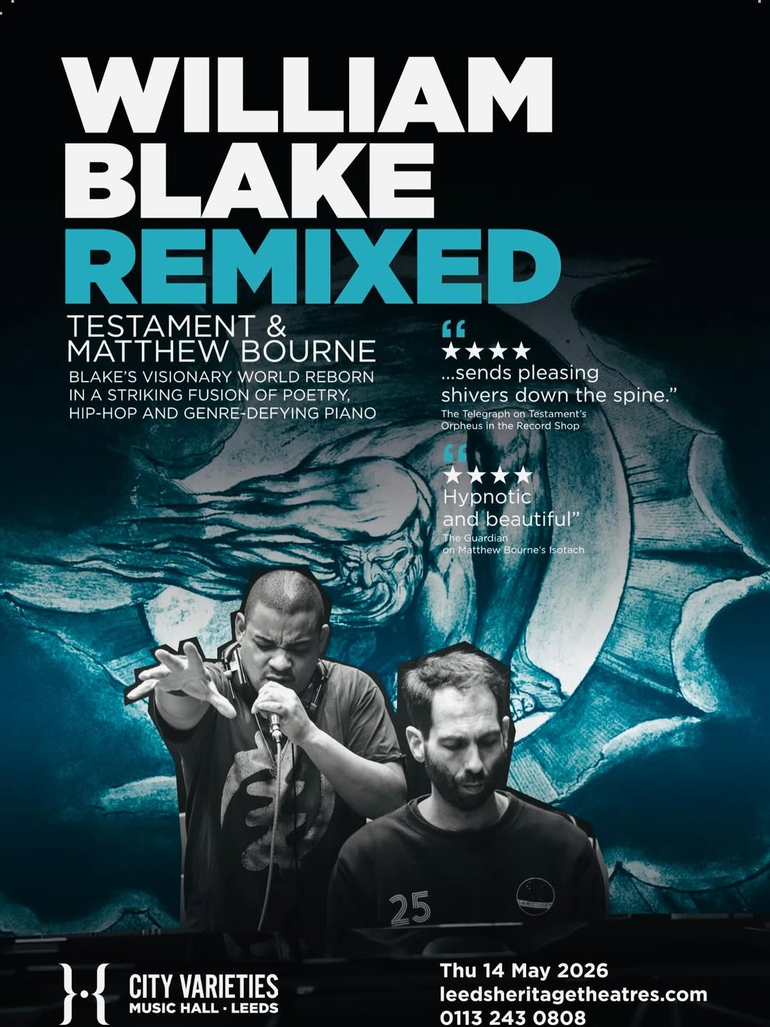 William Blake Remixed poster