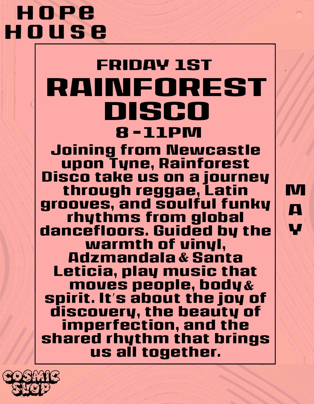 Rainsforest Disco poster