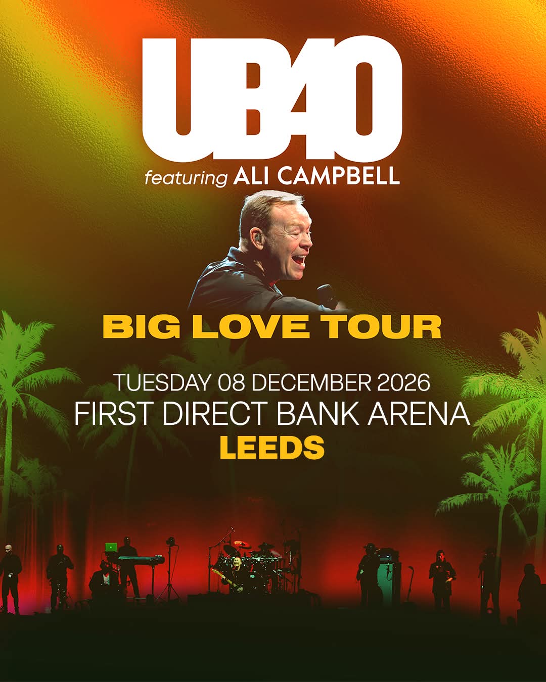 UB40 featuring ALI CAMPBELL poster