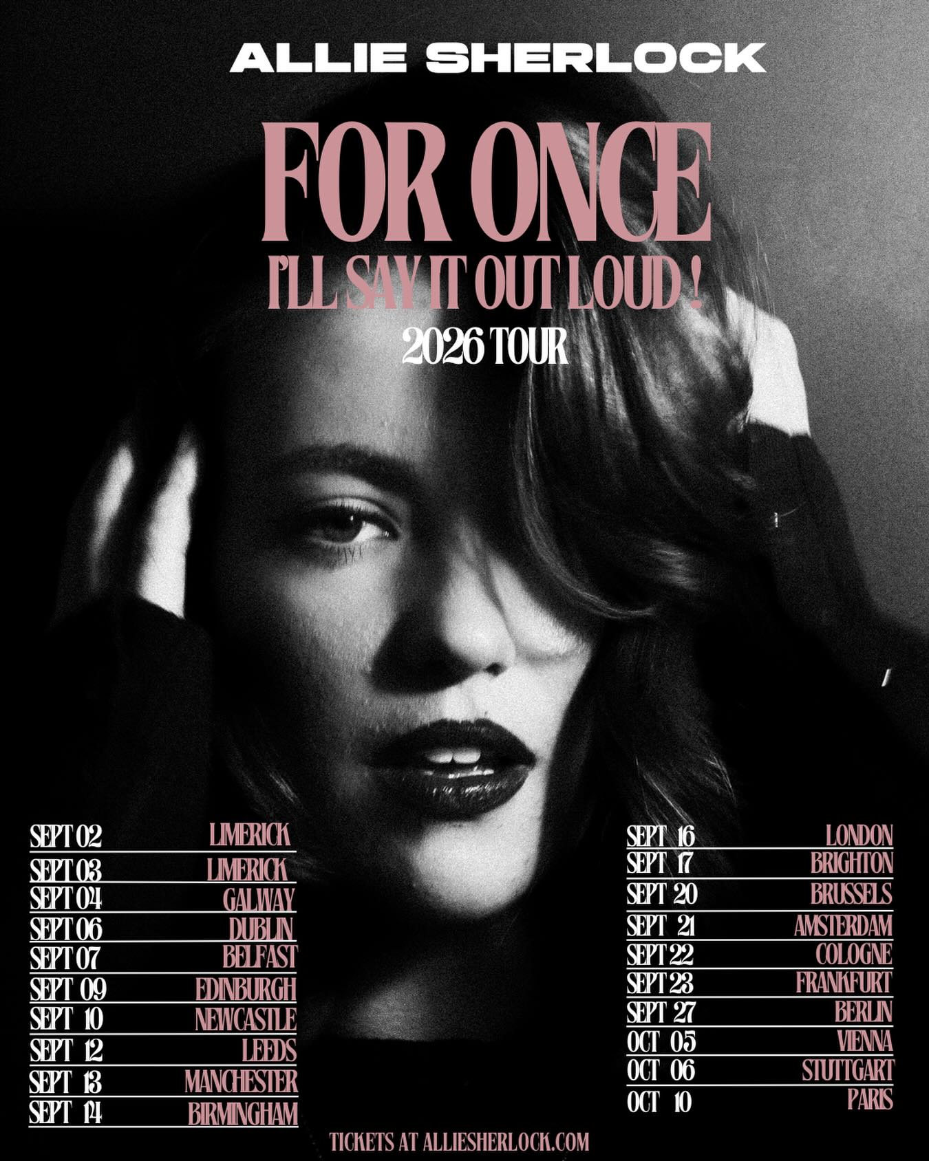 Allie Sherlock poster