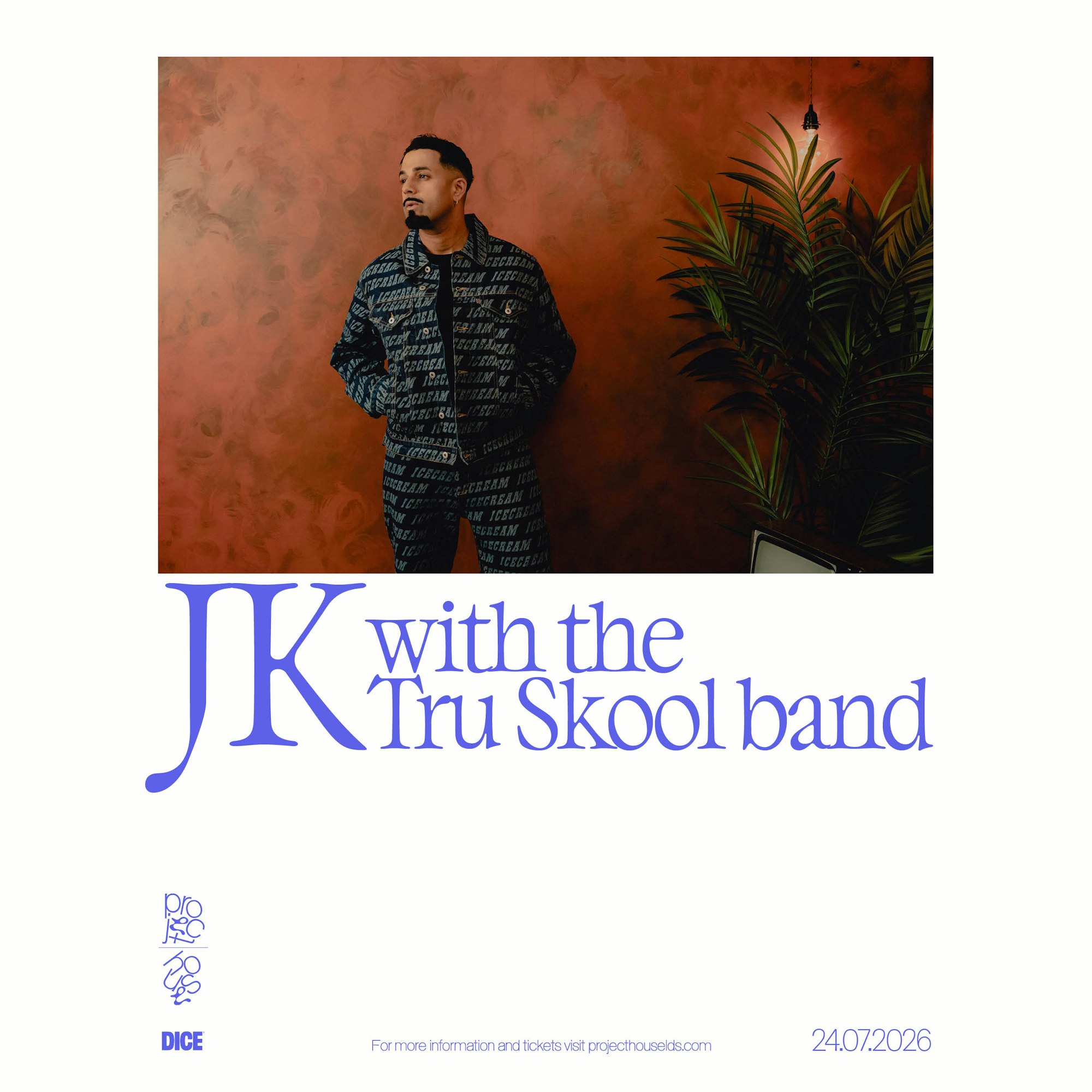 JK with the Tru Skool Band poster
