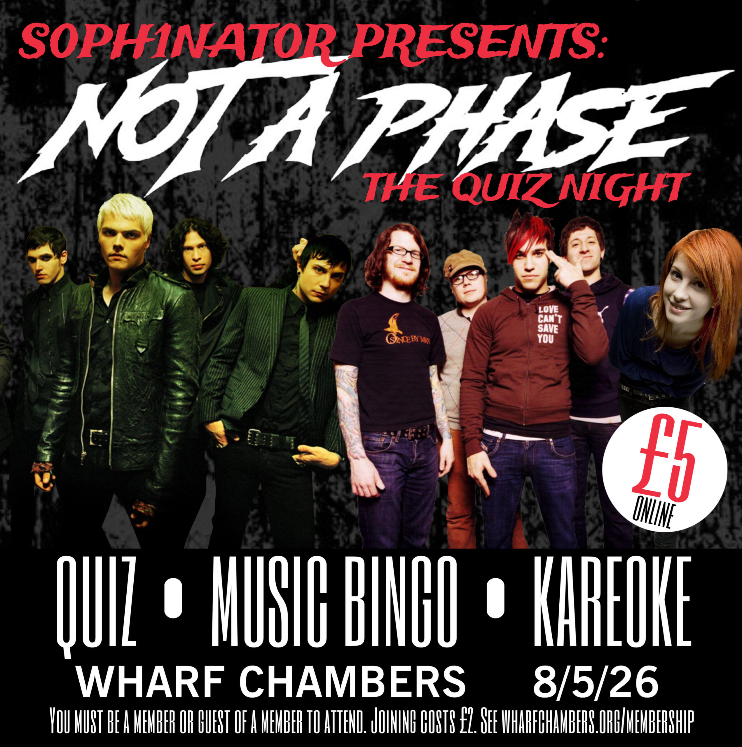 S0PH1NAT0R PRESENTS: NOT A PHASE poster