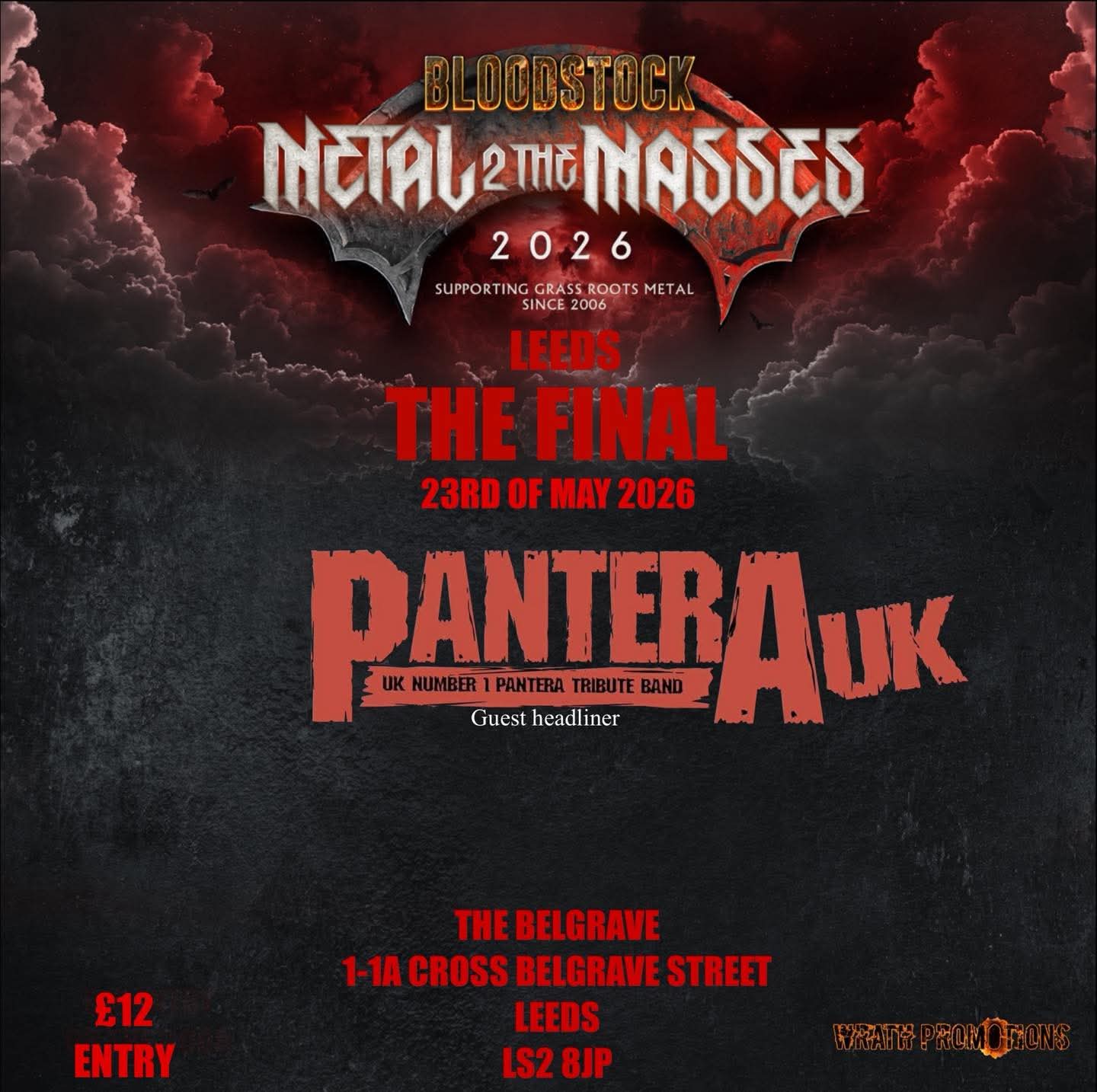 Pantera UK poster
