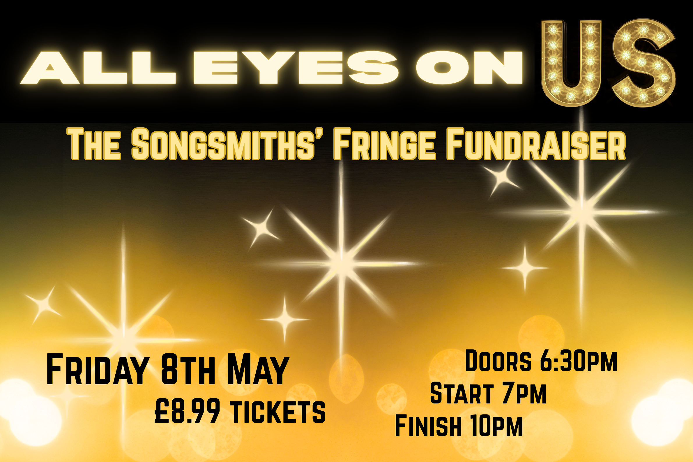 All Eyes On Us - The Songsmiths Fundraiser poster