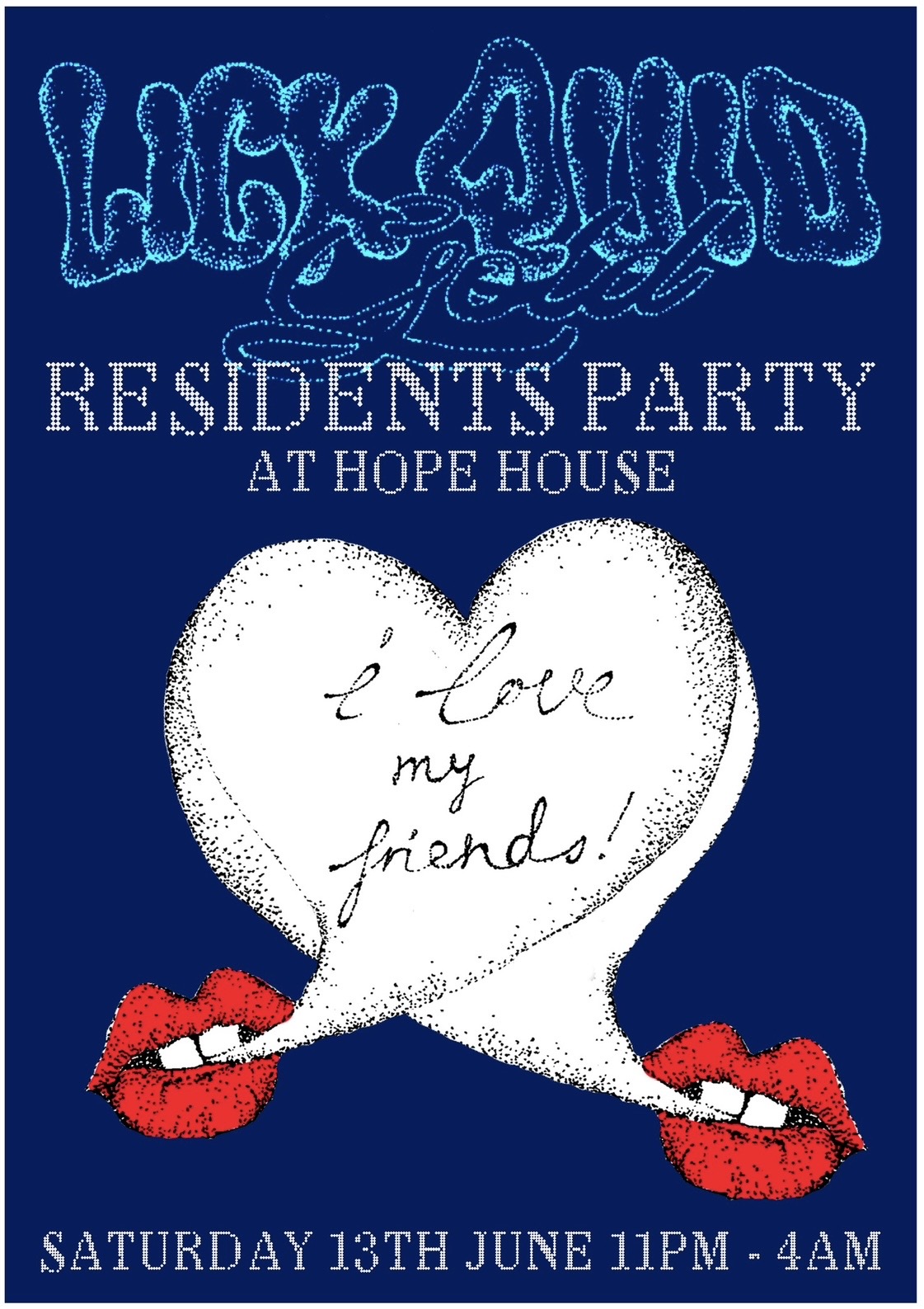 Lick Quid Gold Residents poster
