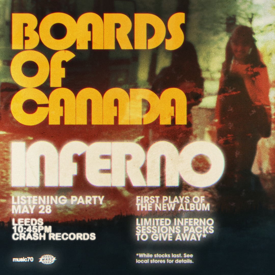 Boards of Canada Listening Party poster