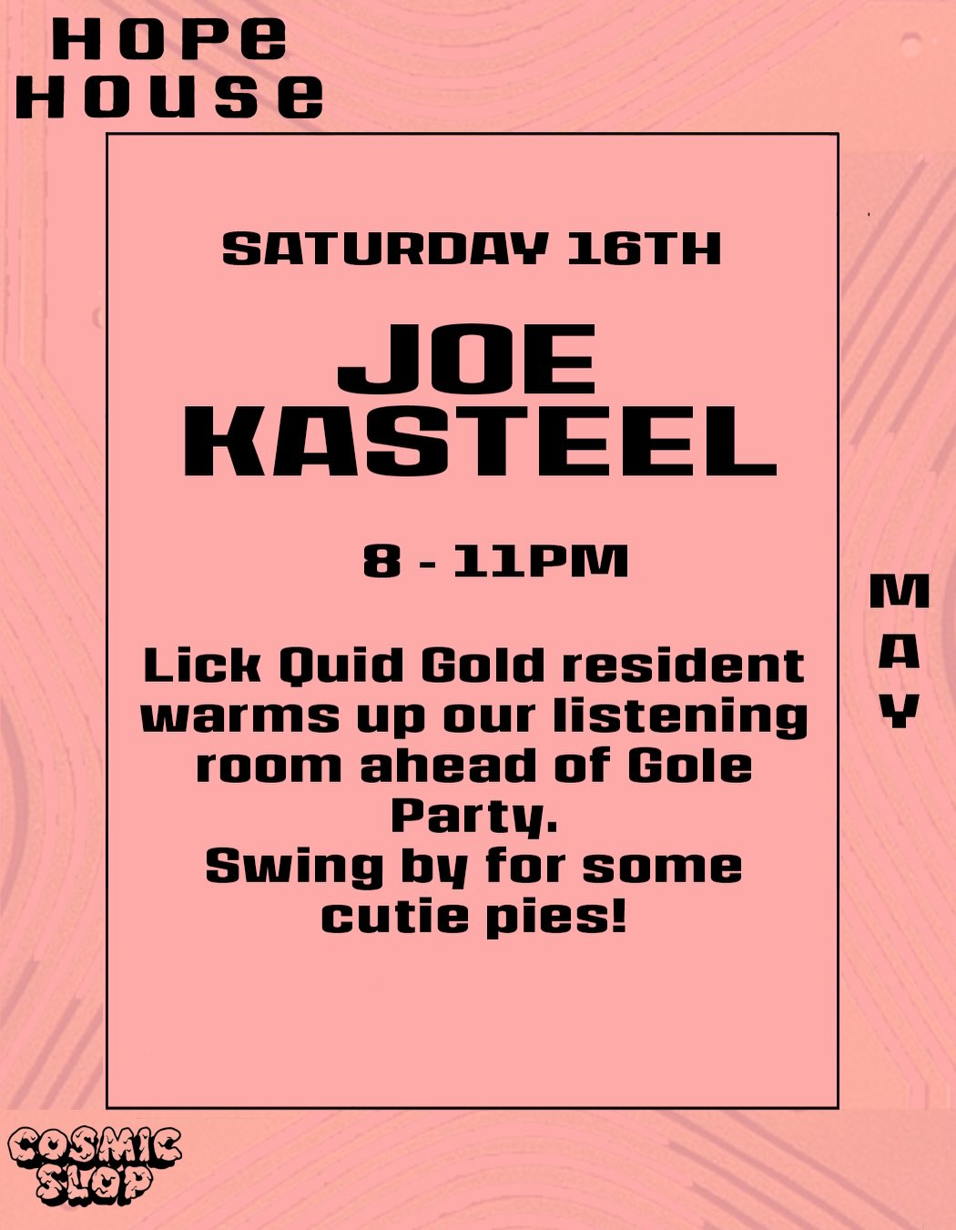 Joe Kasteel poster