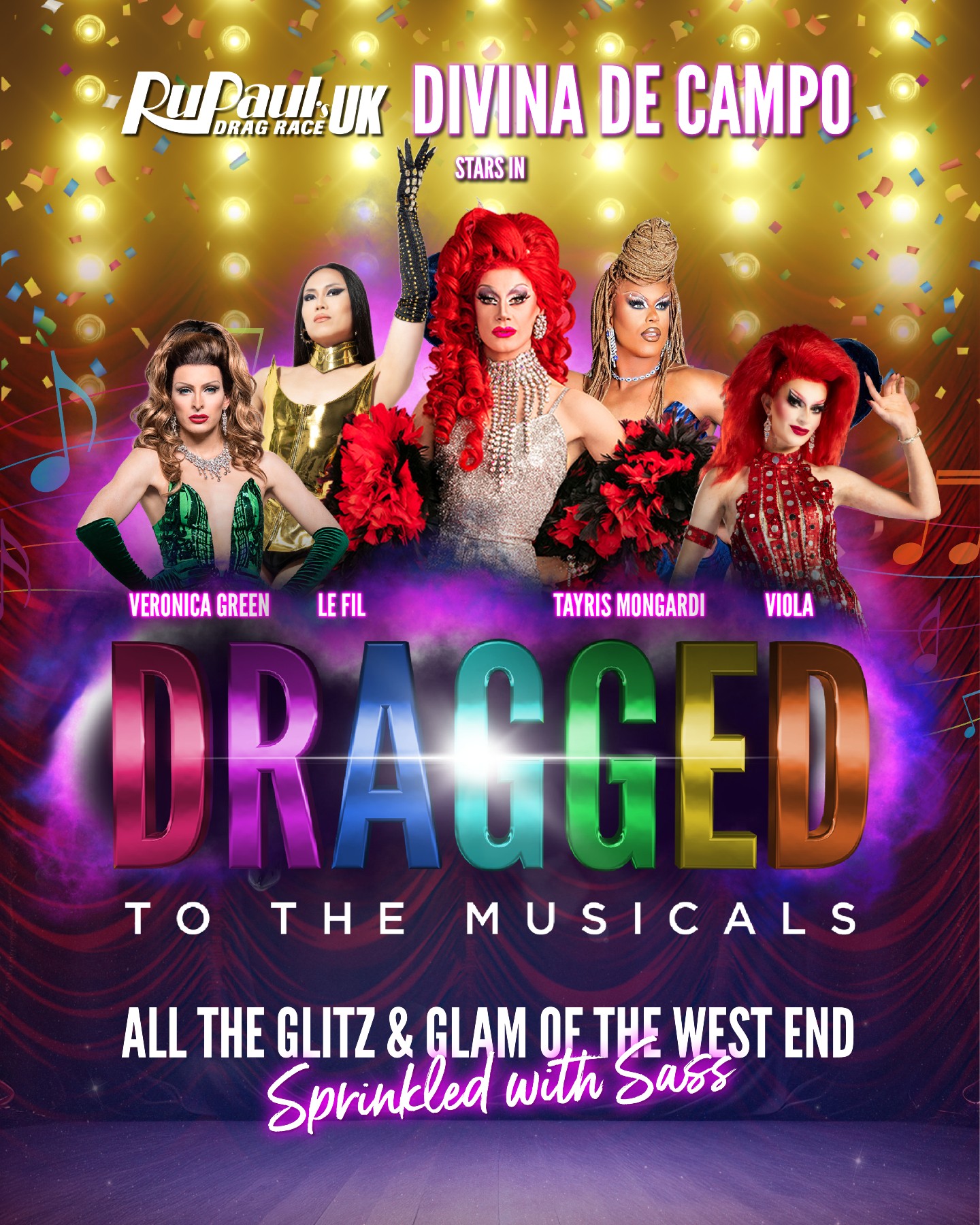 Dragged to the Musicals poster