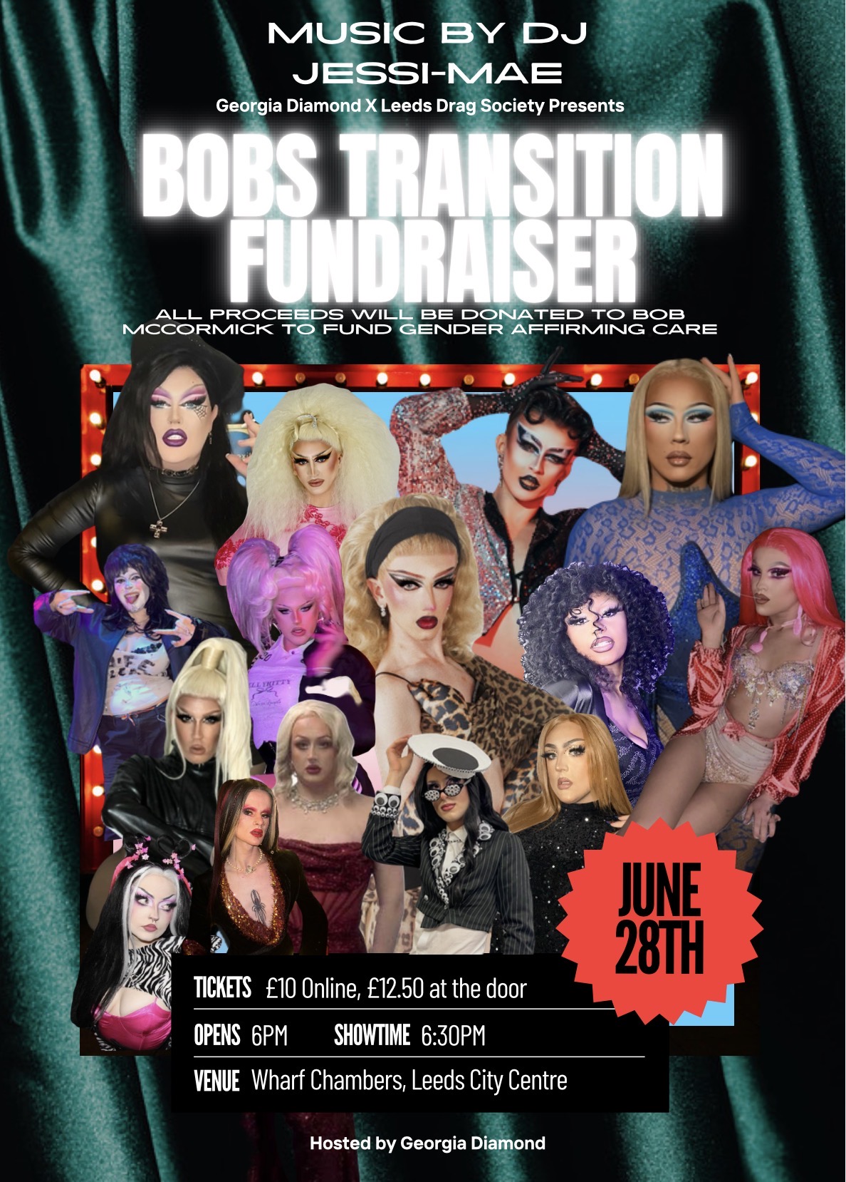 Bob’s Transition Fundraiser poster