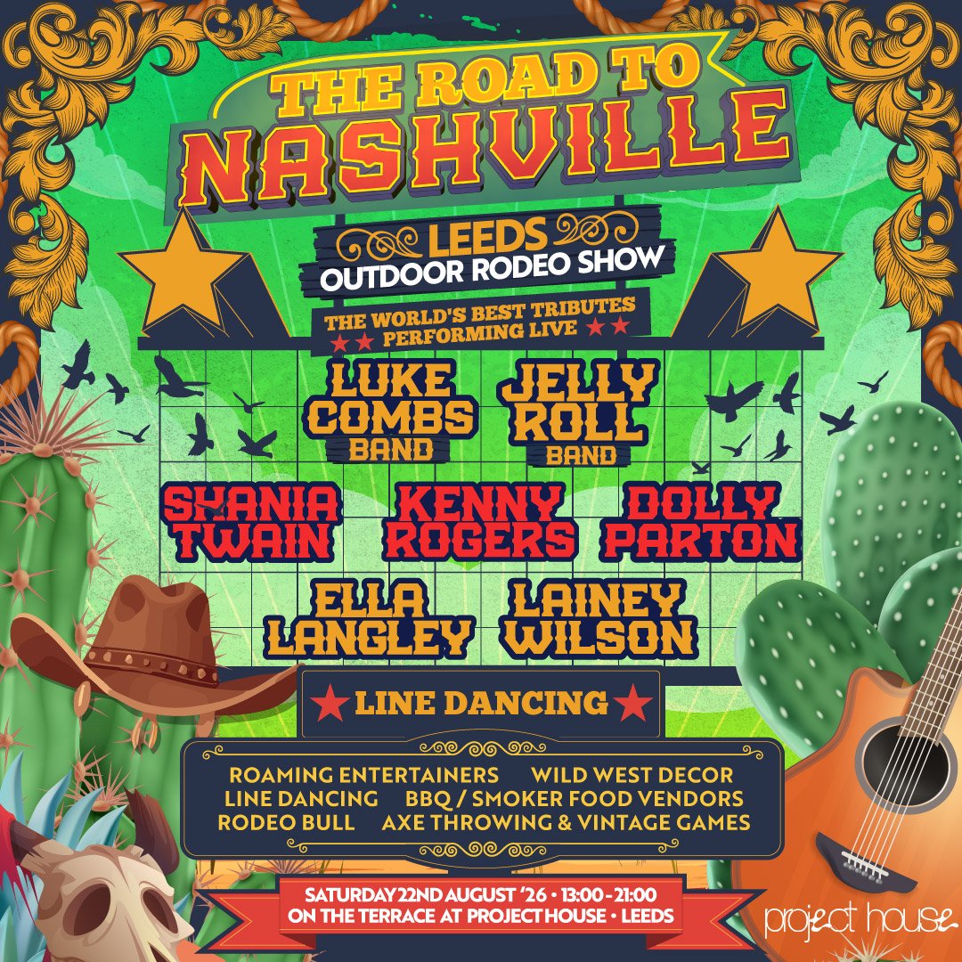 Road to Nashville Rodeo Show poster