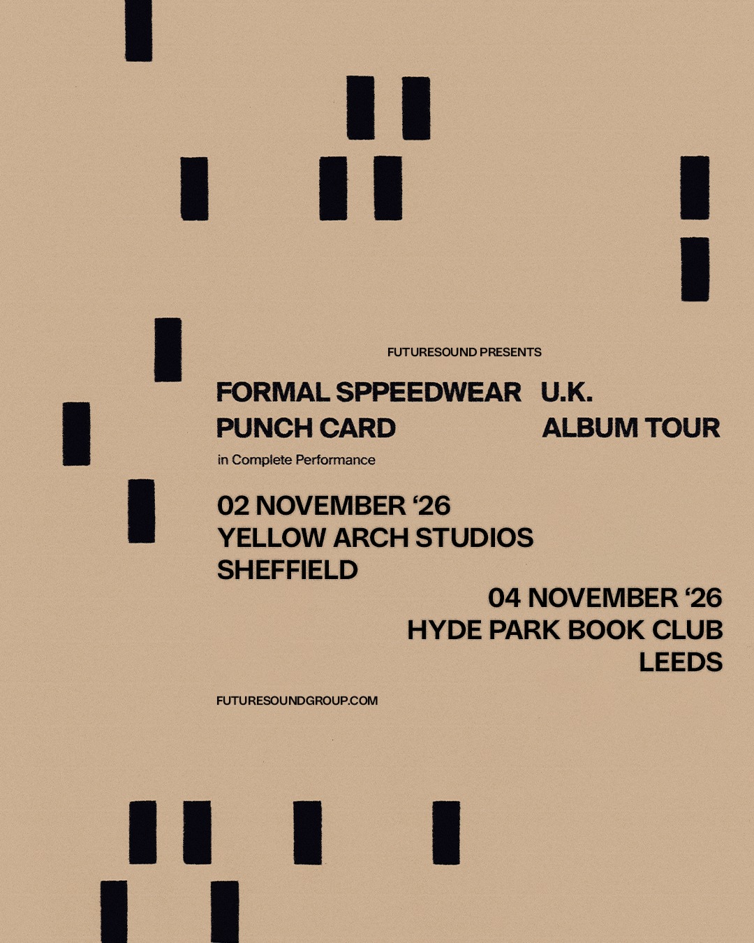 Formal Sppeedwear poster