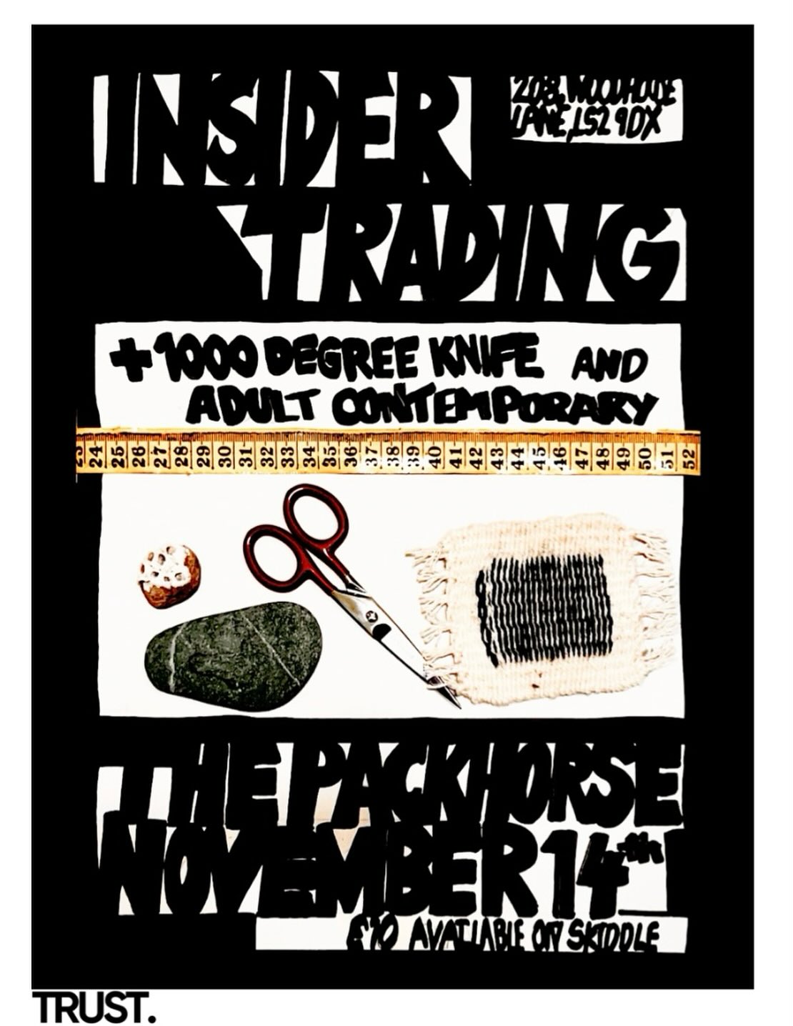 Insider Trading / Thousand Degree Knife / Adult Contemporary poster