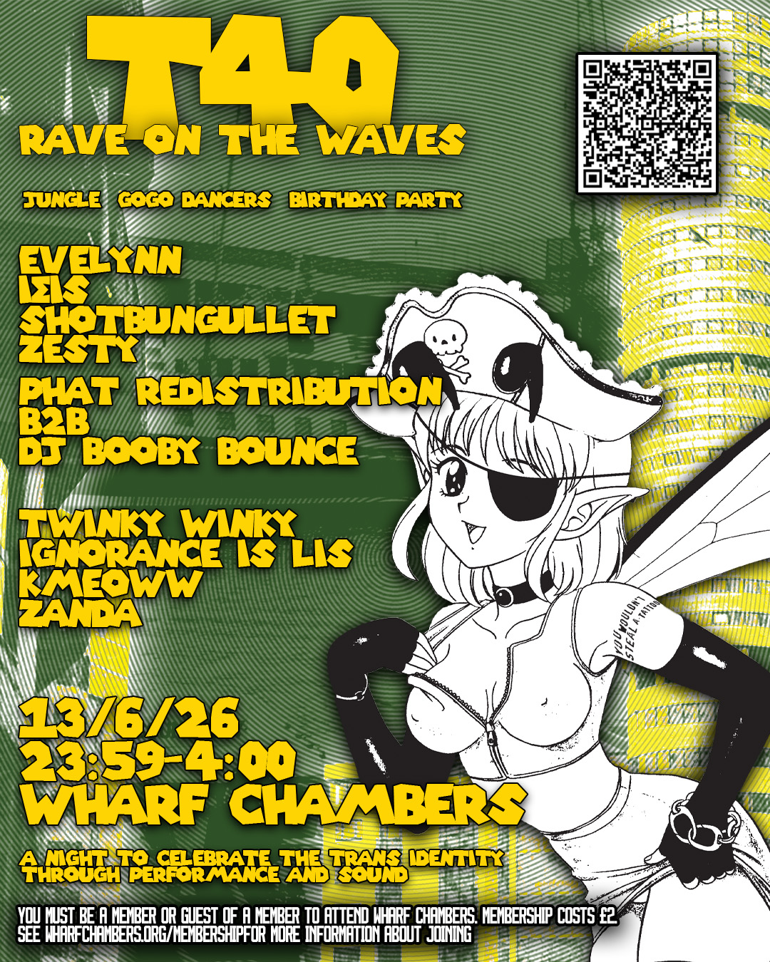 T40: Rave on the Waves poster