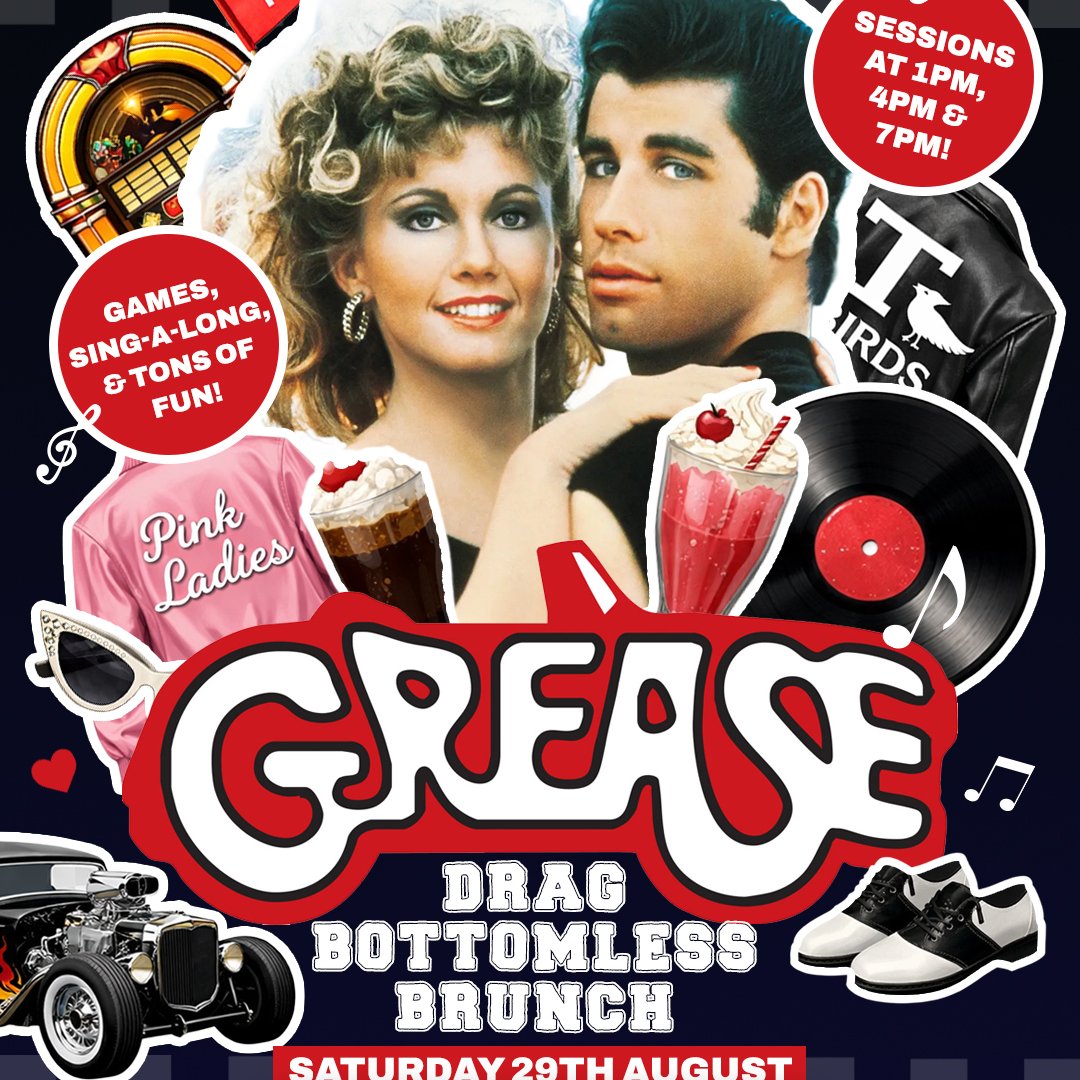 The Drag Brunch: Grease Drag Brunch! / Grease poster