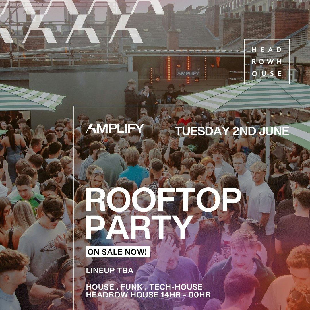 Amplify Rooftop Party poster