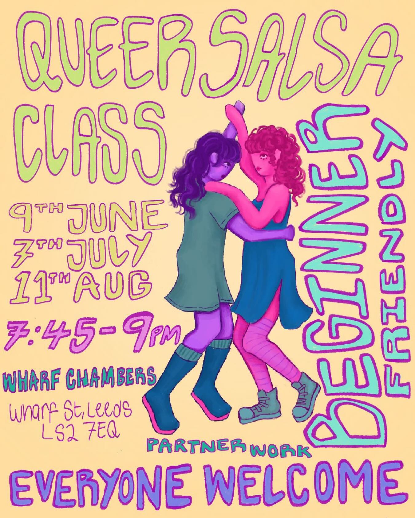 Queer Salsa Class poster