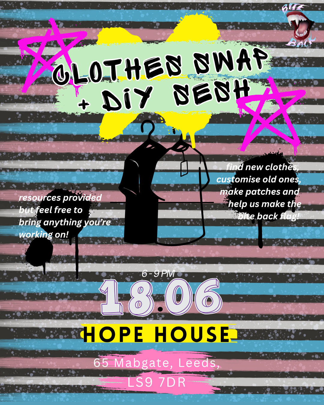 Clothes Swap + DIY Sesh poster