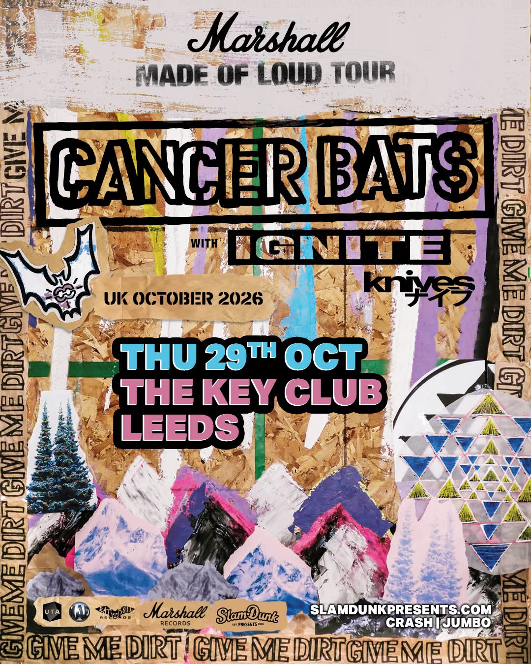Cancer Bats / Ignite / Knives poster