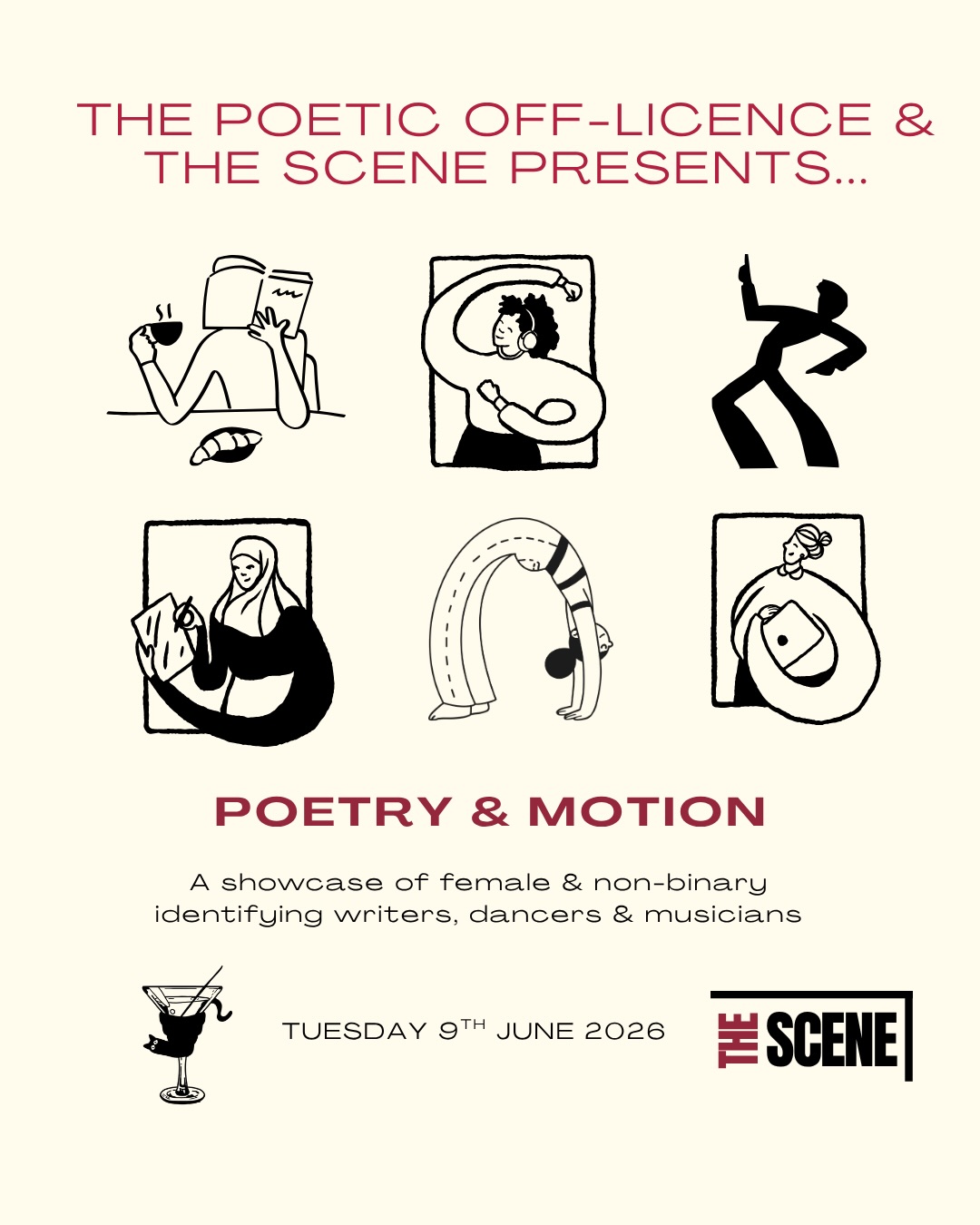 Poetic Off-Licence x The Scene poster