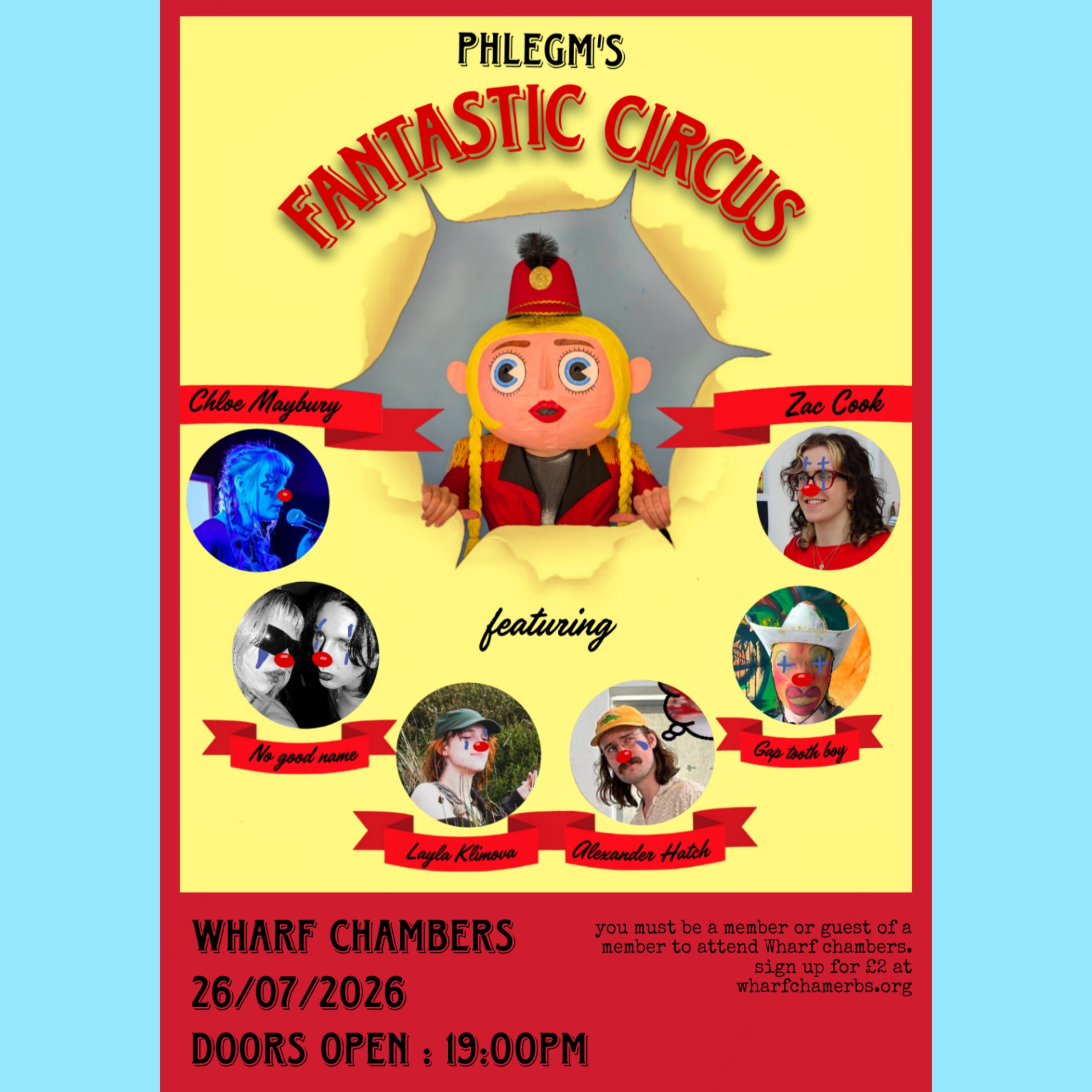 Phlegm’s Fantastic Circus poster