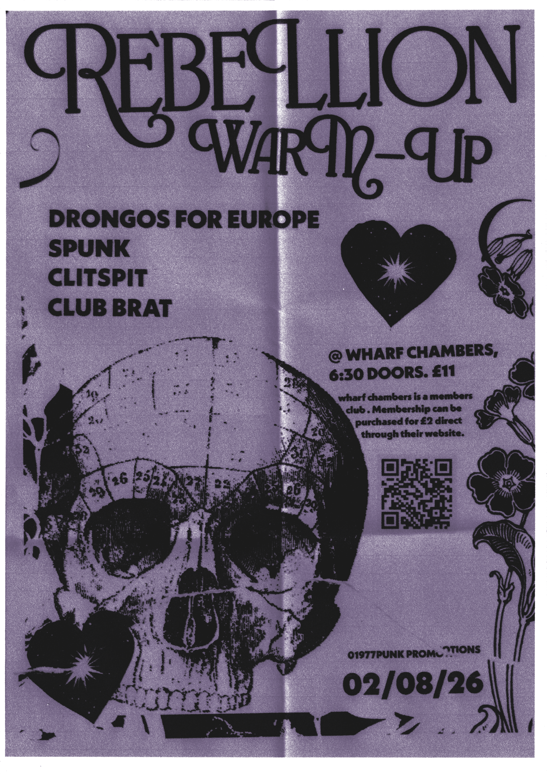 Rebellion Warm-up poster